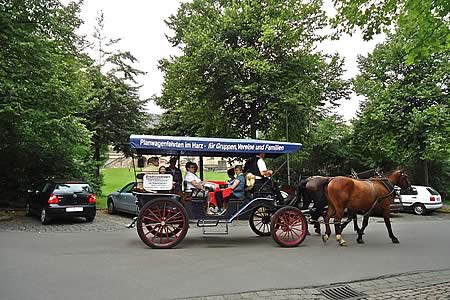 Planwagenfahrt in Goslar